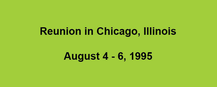 Reunions title-green background