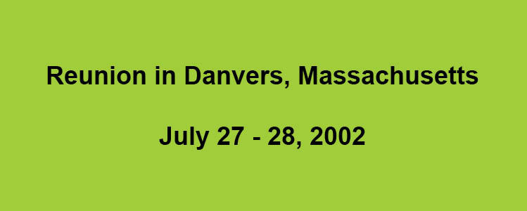 Reunions title-green background